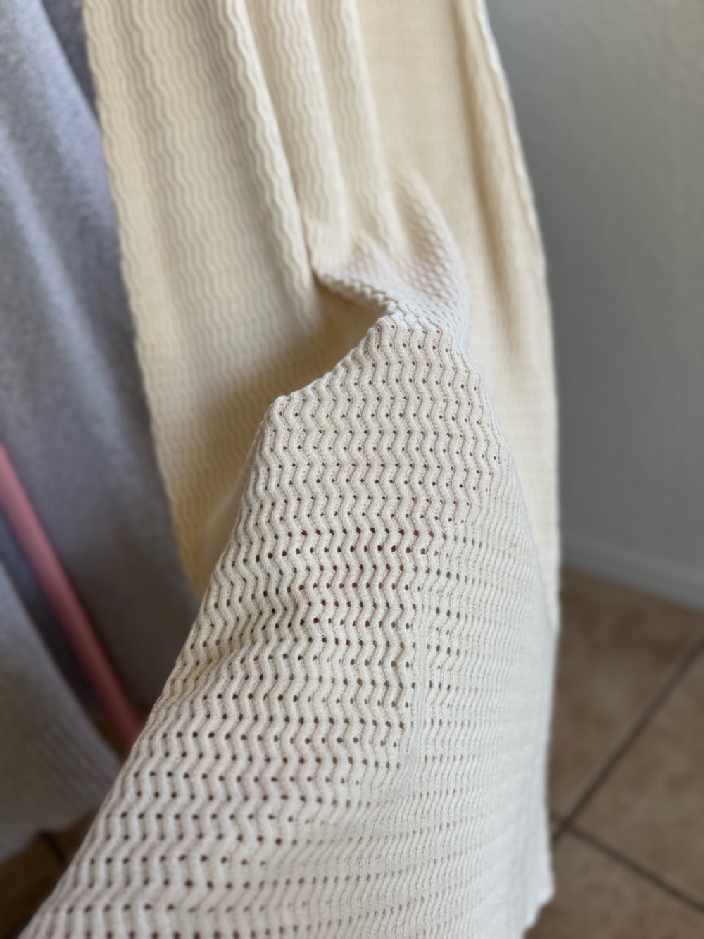 Everlane Cream Crochet Tank Dress - Picture 5 of 10